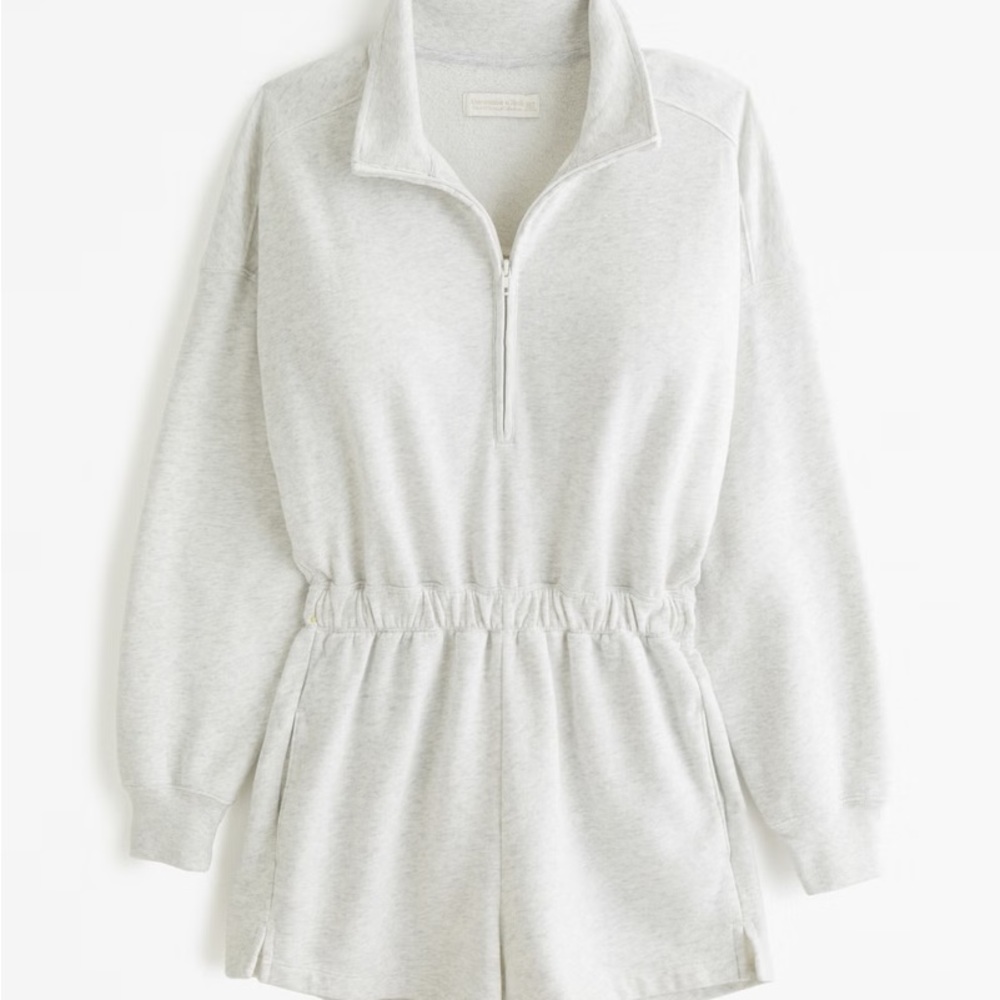 Abercrombie Long-Sleeve Fleece Romper